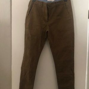LLBean Army colored pants